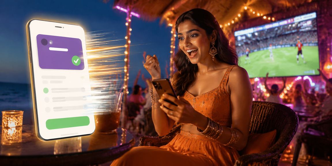 Enjoying beachside mobile betting and payment in Goa