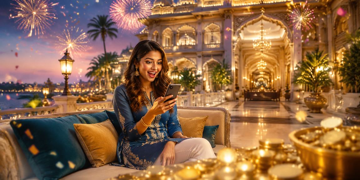 Indian mobile casino player enjoying safe and secure gaming on a smartphone