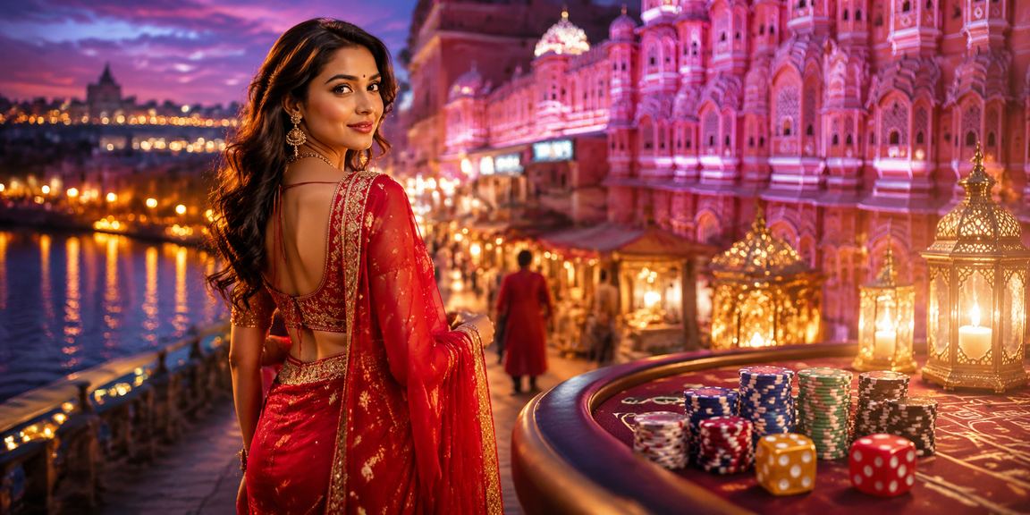 Teen Patti playing groups celebrating at a festive event in Jaipur